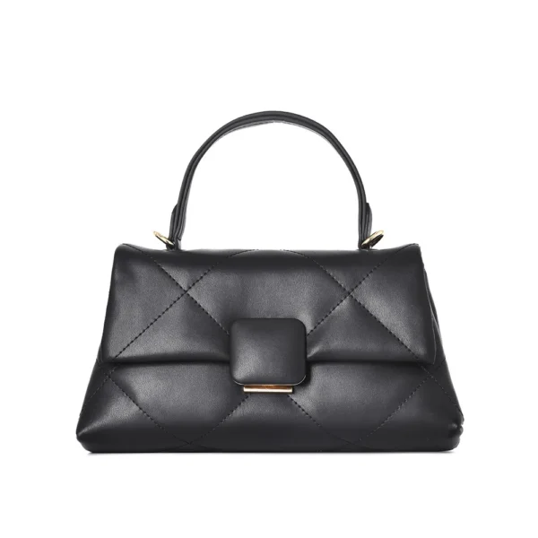 Ladies Messenger Bag Female Small Square Bag Clutch Bags Handbag Genuine Leather Shoulder Bag for Women Solid Colour Armpit Bag
