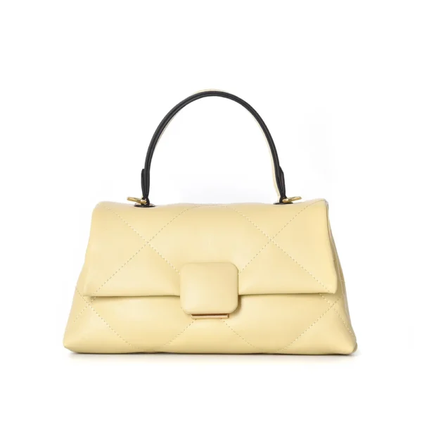 Ladies Messenger Bag Female Small Square Bag Clutch Bags Handbag Genuine Leather Shoulder Bag for Women Solid Colour Armpit Bag