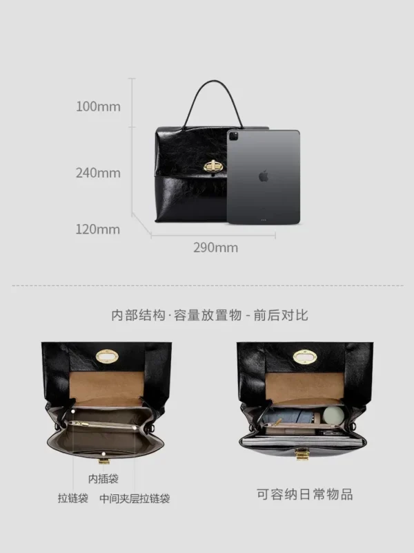 New 2023 Fashion ClassicsTote Bag High Quality Shoulder Bag Female Commuter Messenger Handbag Fashion Casual Cowhide